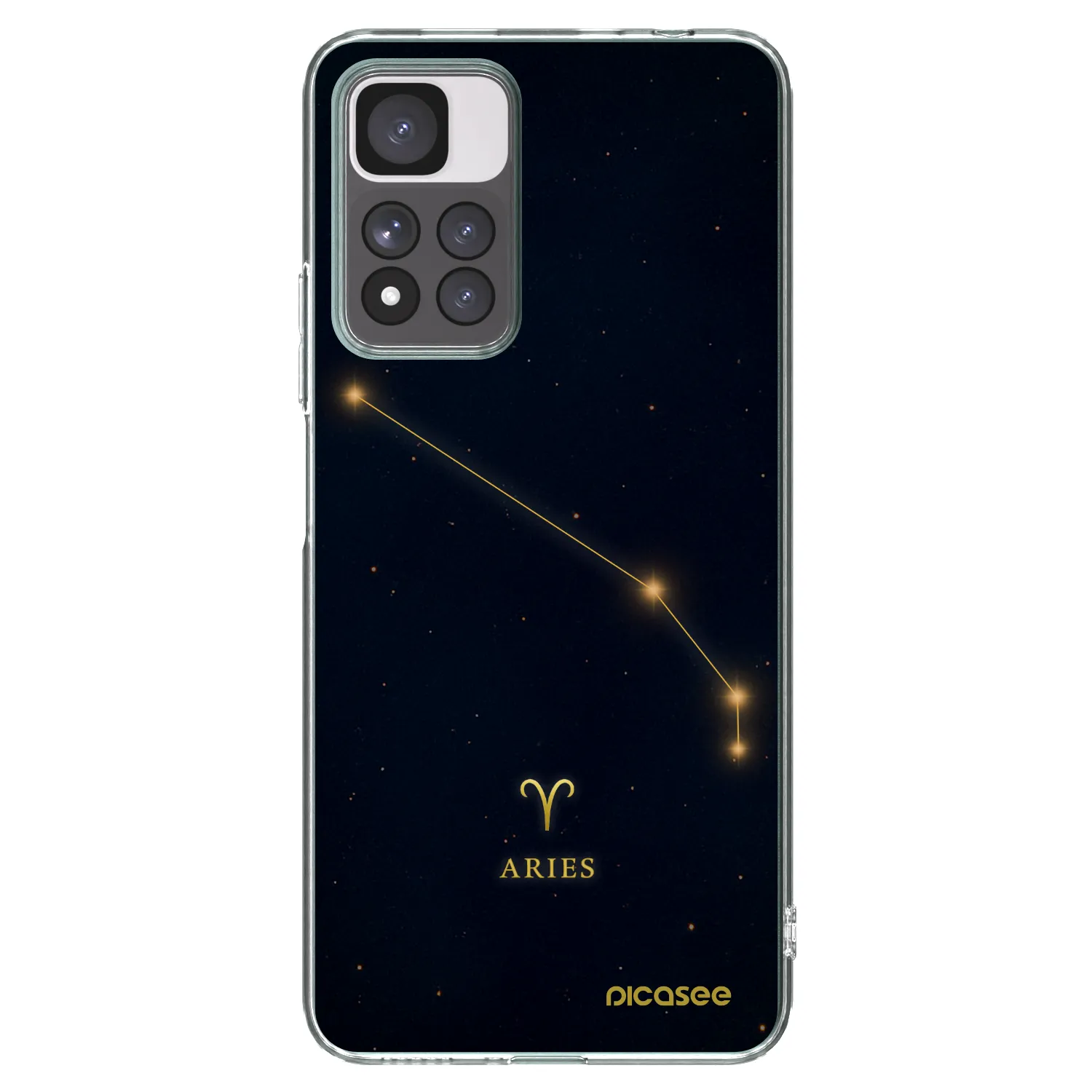 Picasee silikonowe przeźroczyste etui na Xiaomi Redmi Note 11 Pro+ 5G - ARIES