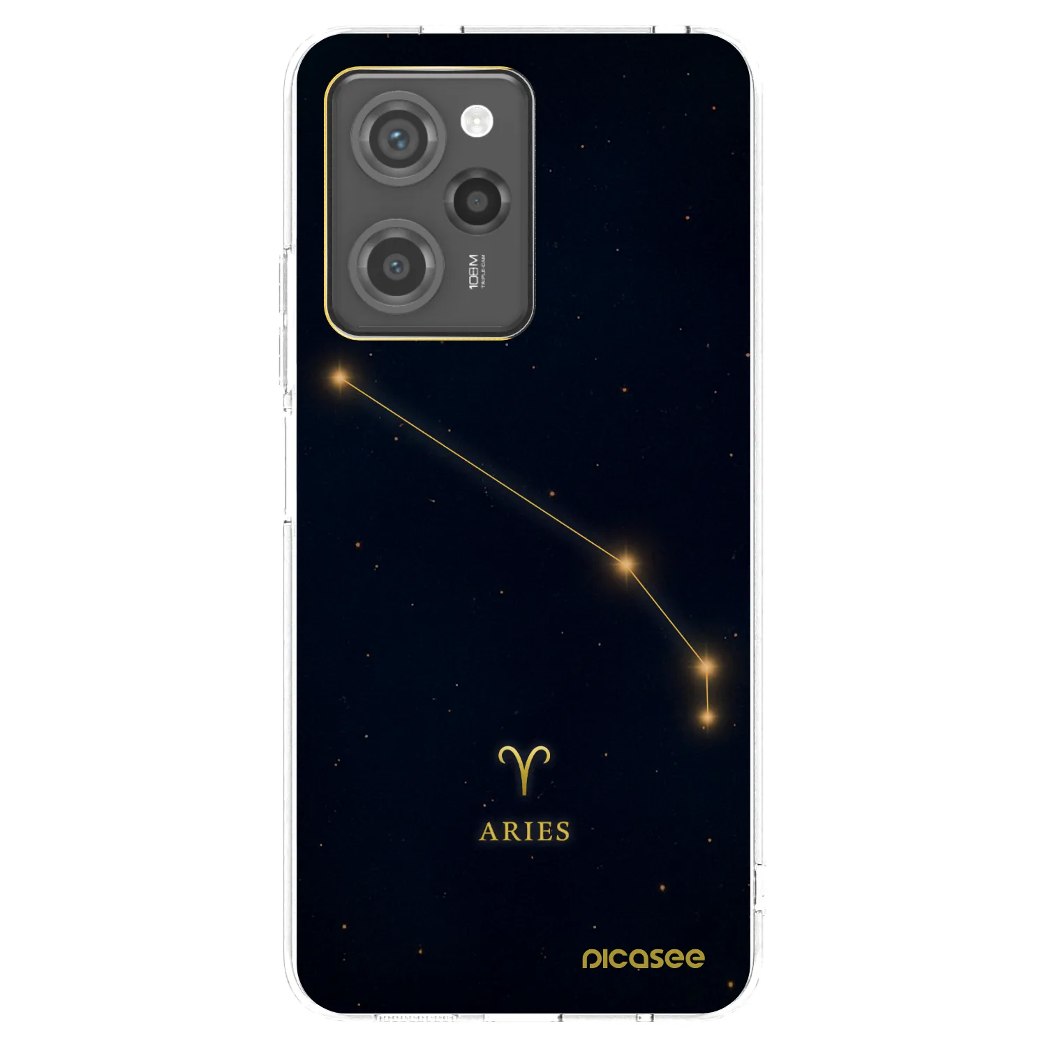 Picasee silikonowe przeźroczyste etui na Xiaomi Poco X5 Pro - ARIES