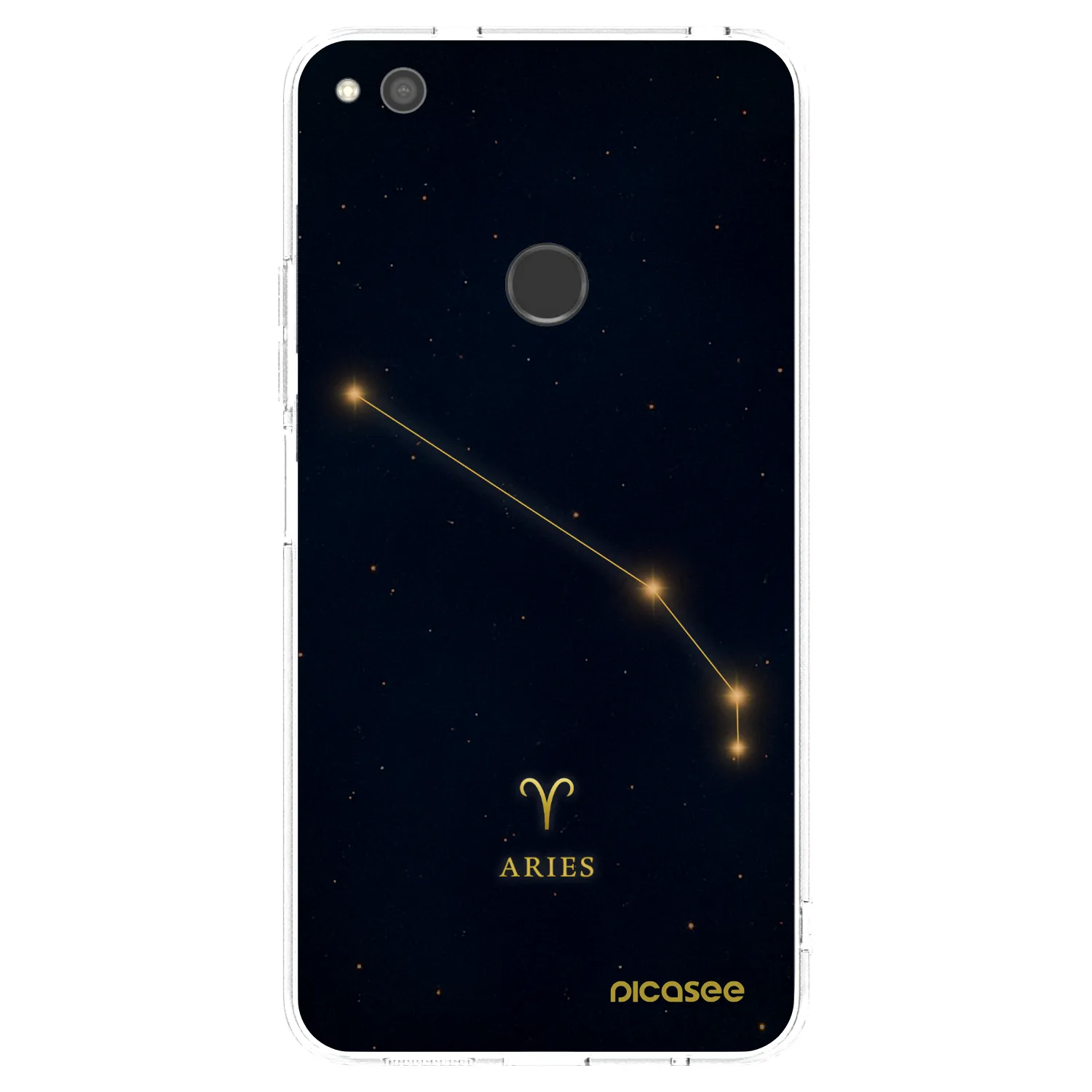 Picasee silikonowe przeźroczyste etui na Huawei P9 Lite 2017 - ARIES