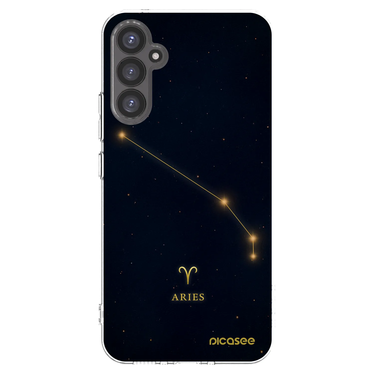 Picasee silikonowe przeźroczyste etui na Samsung Galaxy A34 5G A346B - ARIES