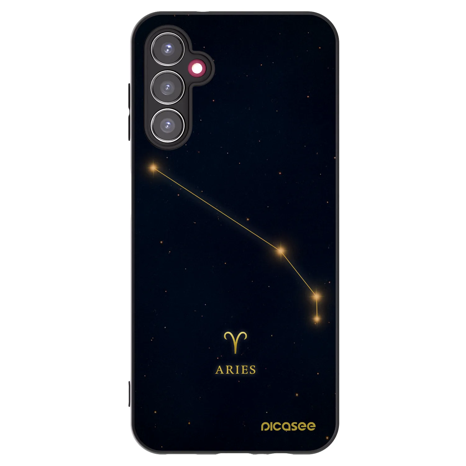 Picasee silikonowe czarne etui na Samsung Galaxy A14 5G A146P - ARIES