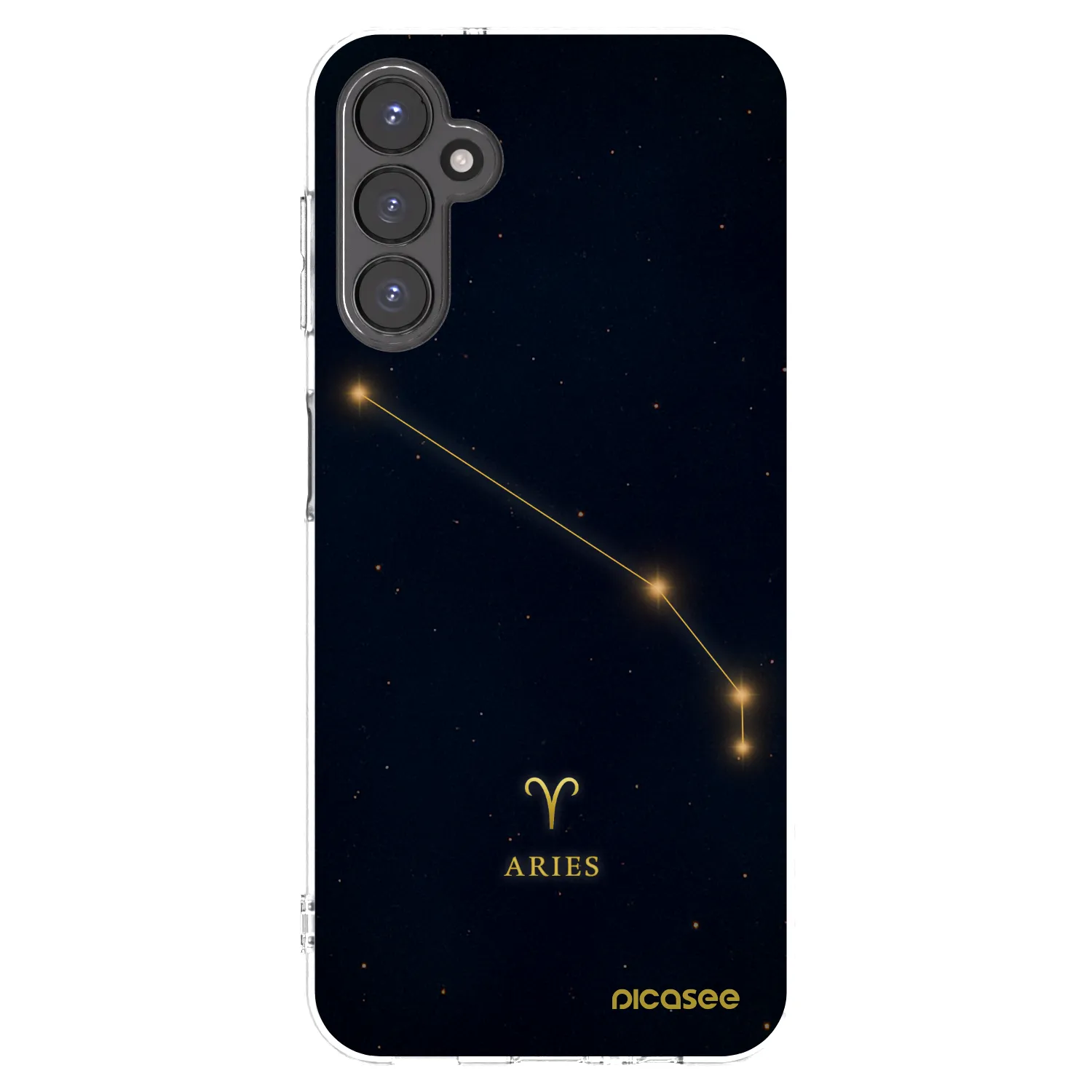 Picasee silikonowe przeźroczyste etui na Samsung Galaxy A14 5G A146P - ARIES