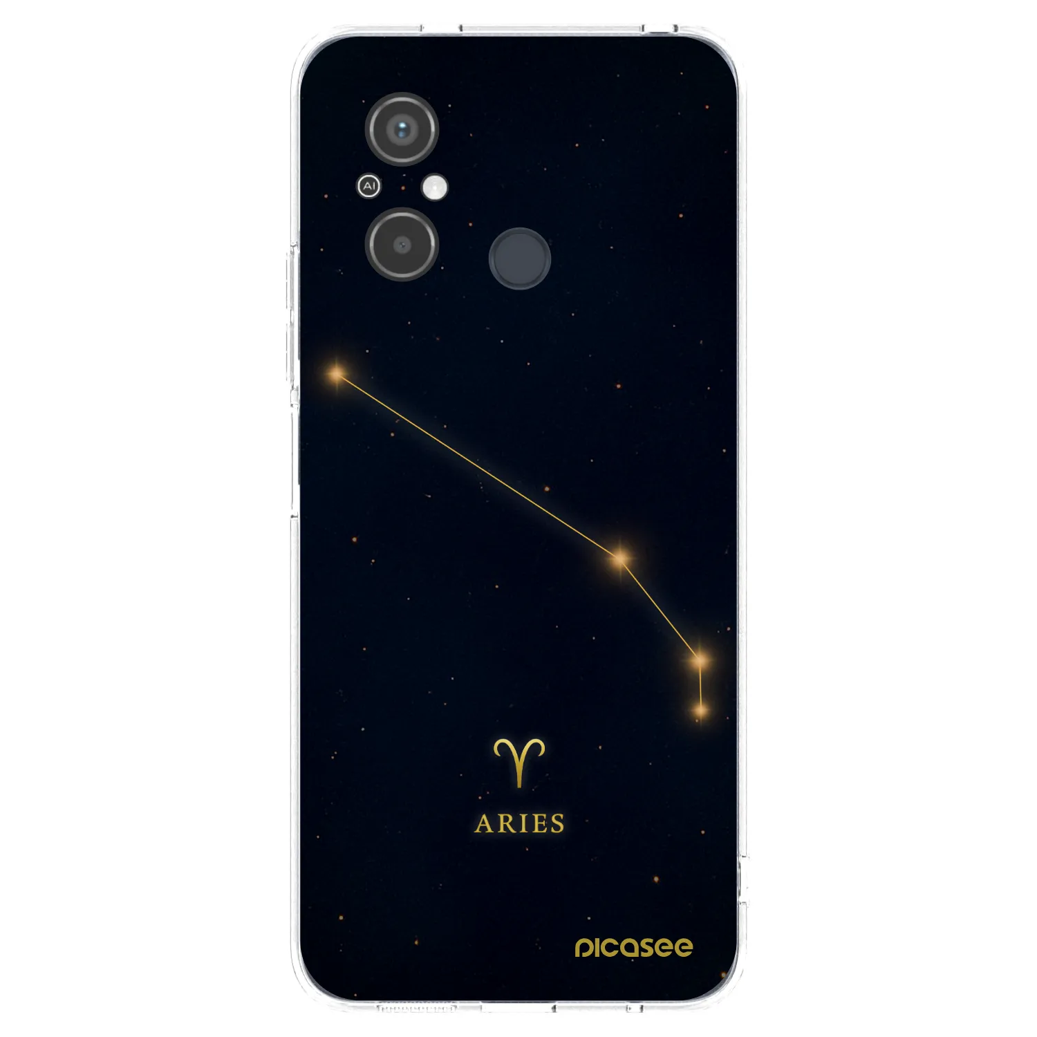 Picasee silikonowe przeźroczyste etui na Xiaomi Redmi 12C - ARIES