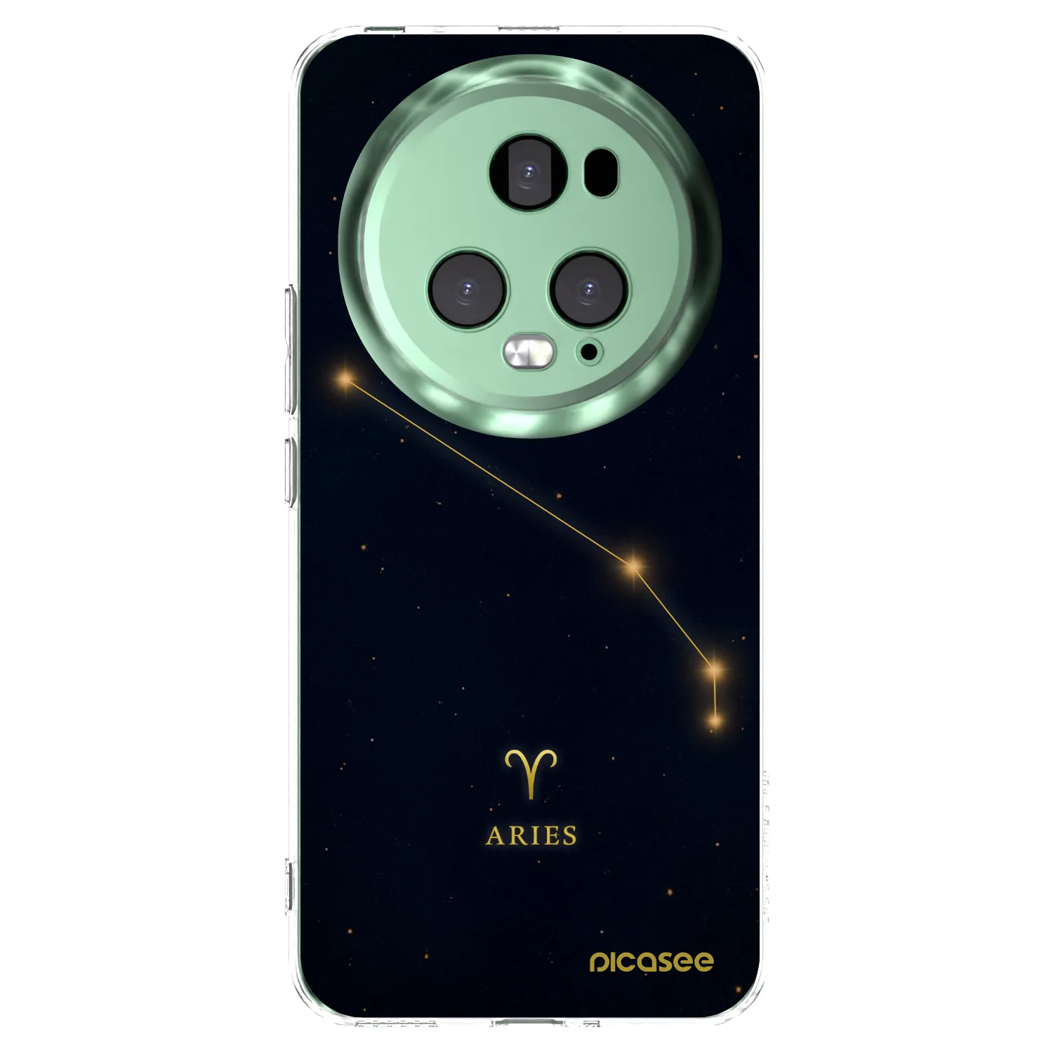 Picasee silikonowe przeźroczyste etui na Honor Magic5 Pro - ARIES
