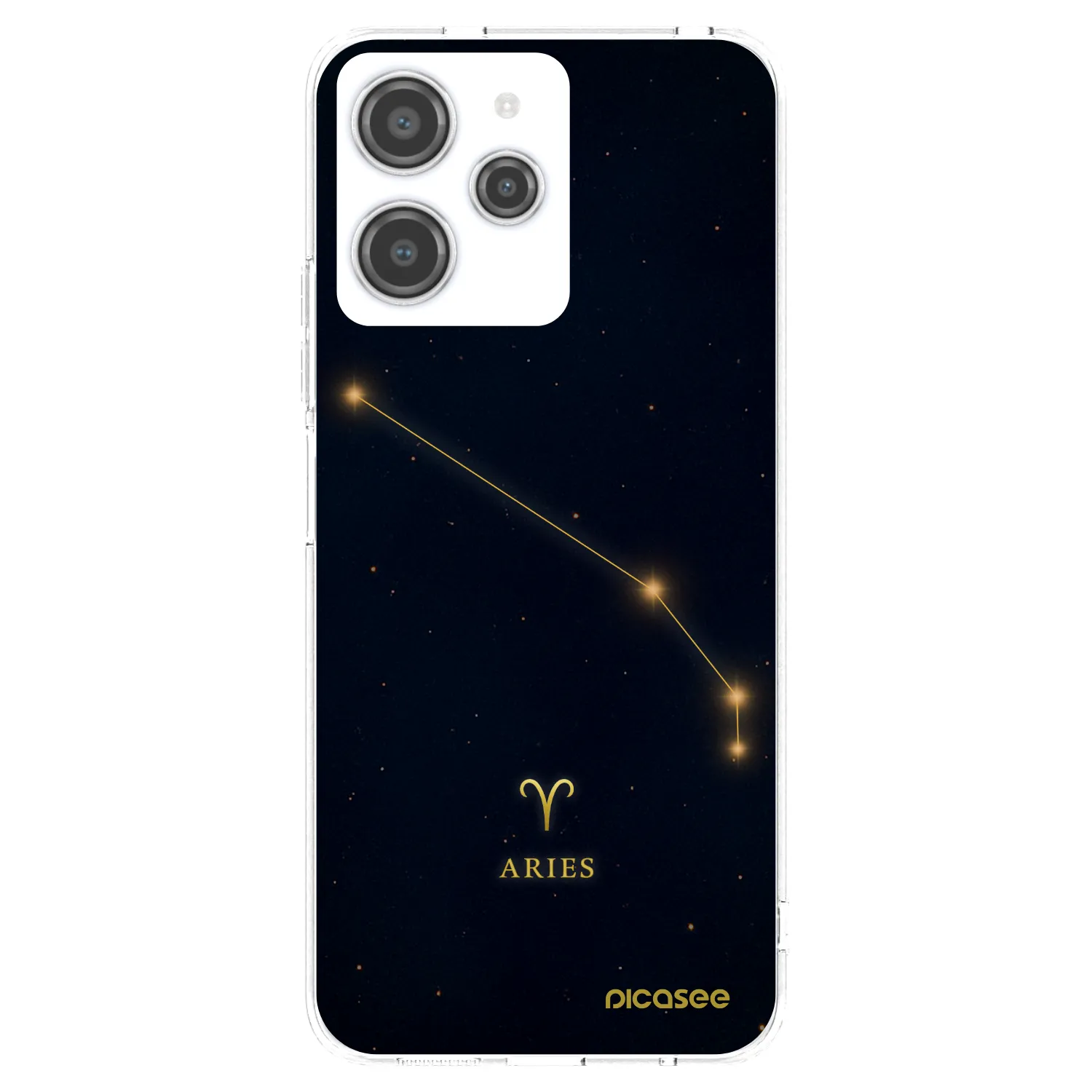 Picasee silikonowe przeźroczyste etui na Xiaomi Redmi 12 4G - ARIES
