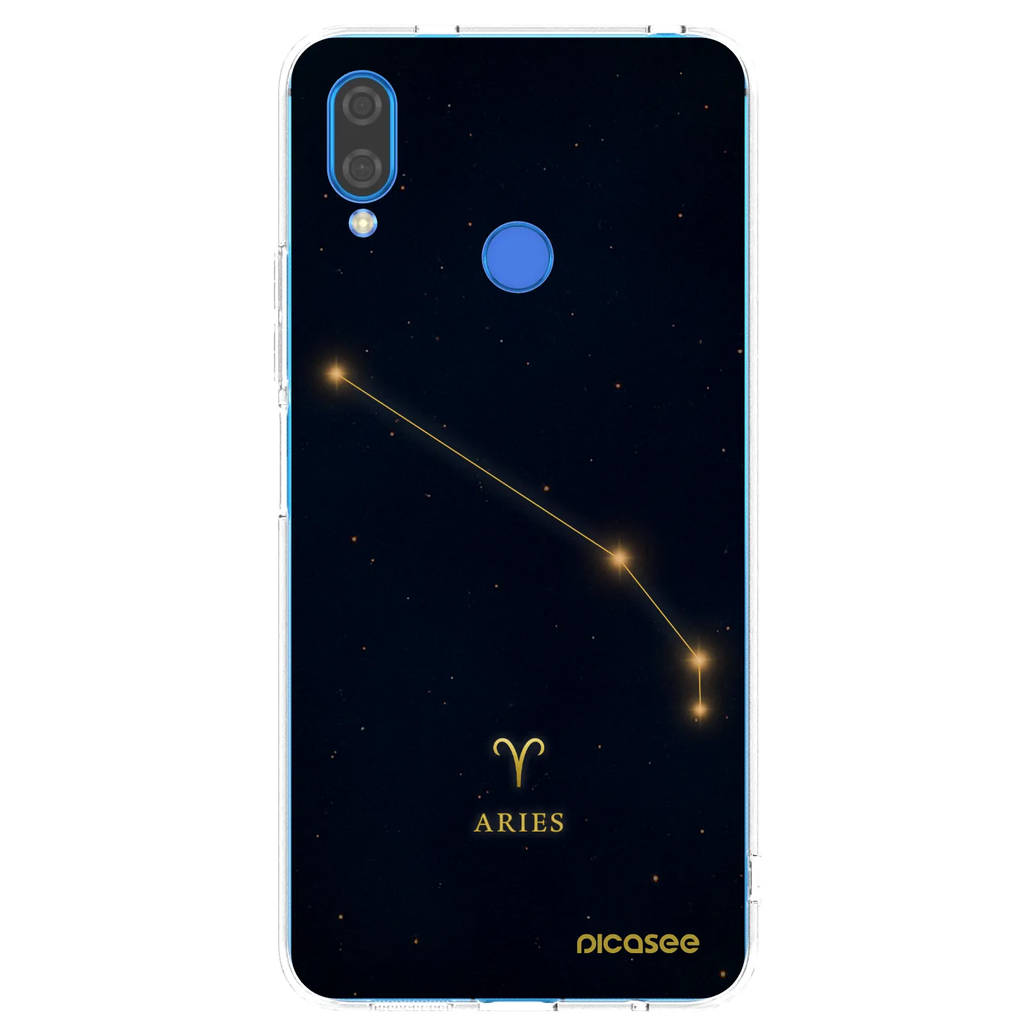 Picasee silikonowe przeźroczyste etui na Huawei Nova 3i - ARIES