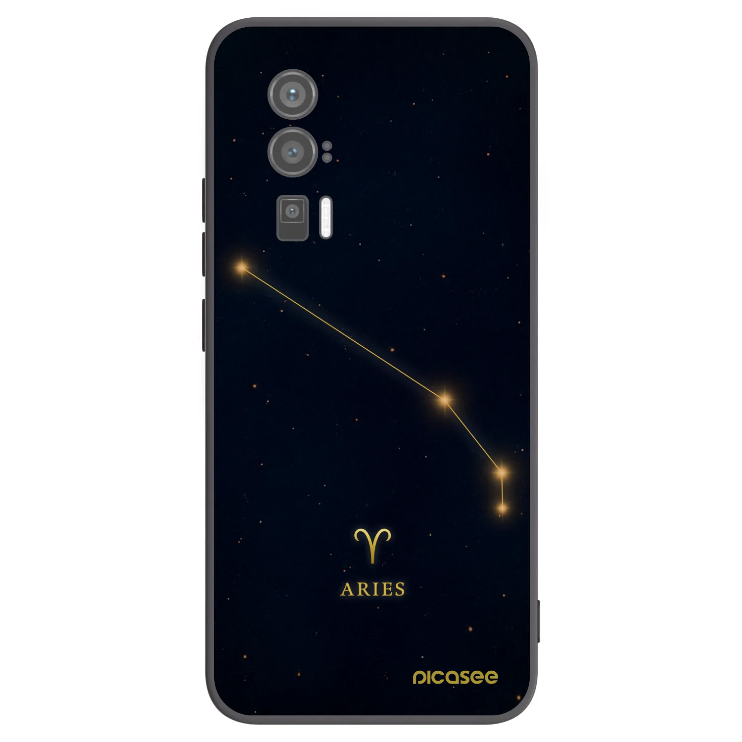 Picasee silikonowe czarne etui na Xiaomi Poco F5 Pro 5G - ARIES