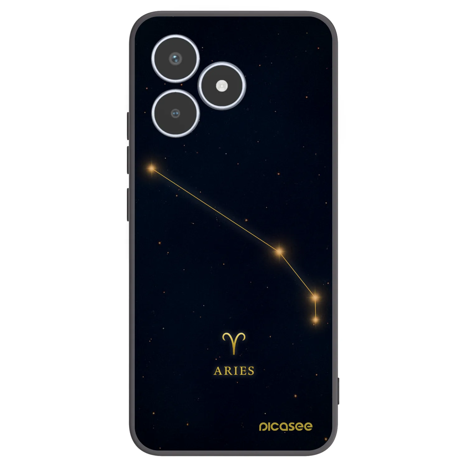 Picasee silikonowe czarne etui na Realme C53 - ARIES