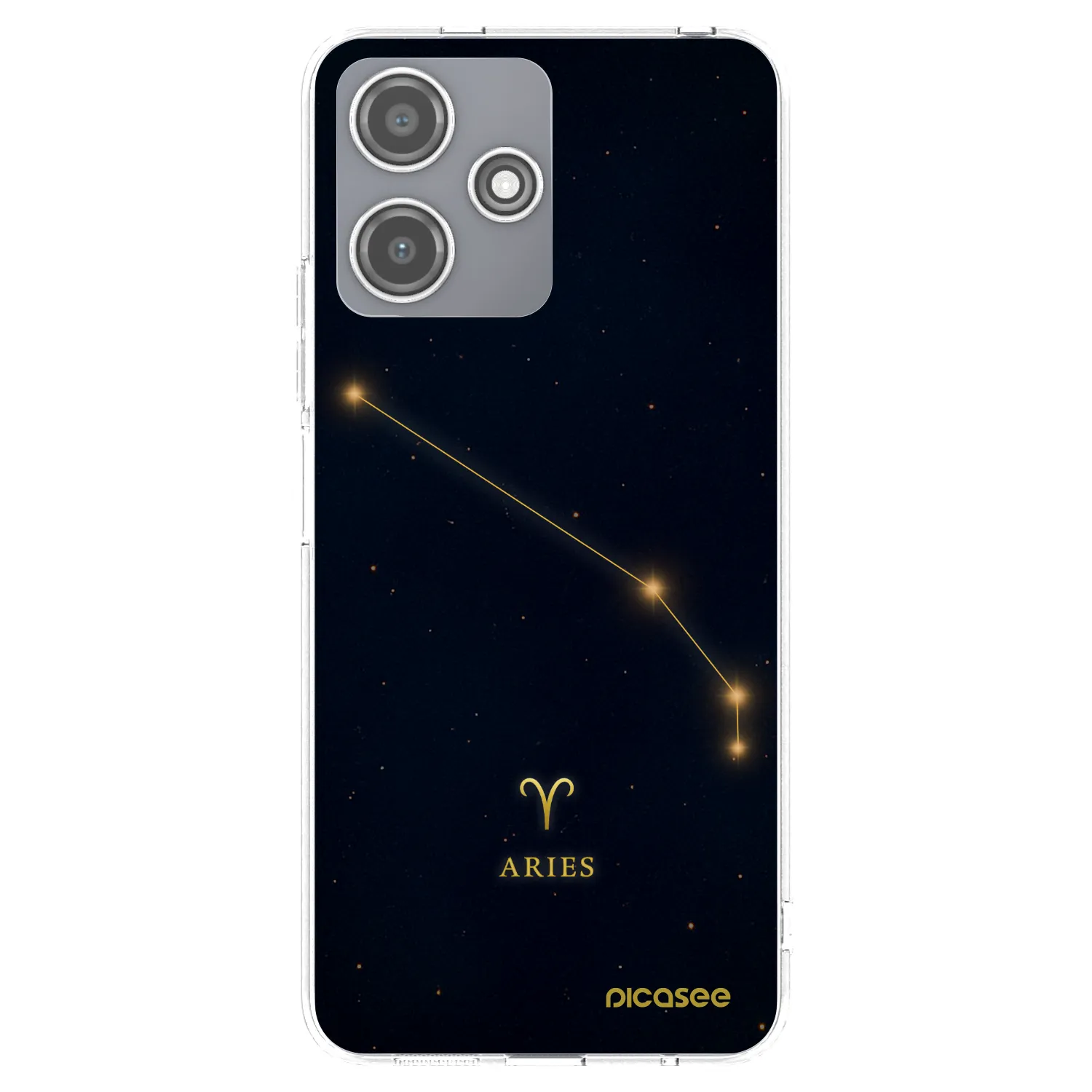 Picasee silikonowe przeźroczyste etui na Xiaomi Redmi 12 5G - ARIES