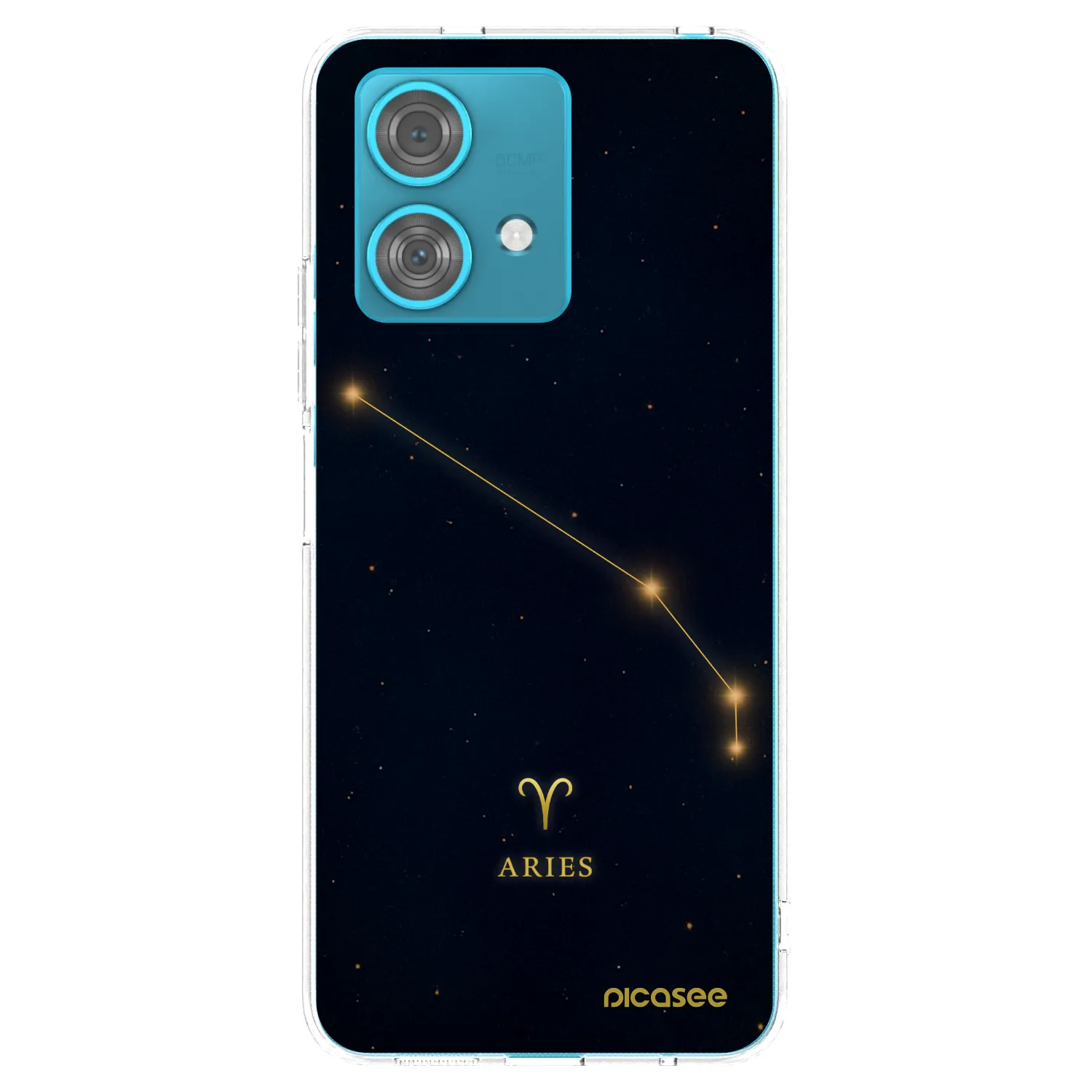 Picasee silikonowe przeźroczyste etui na Motorola Edge 40 Neo - ARIES