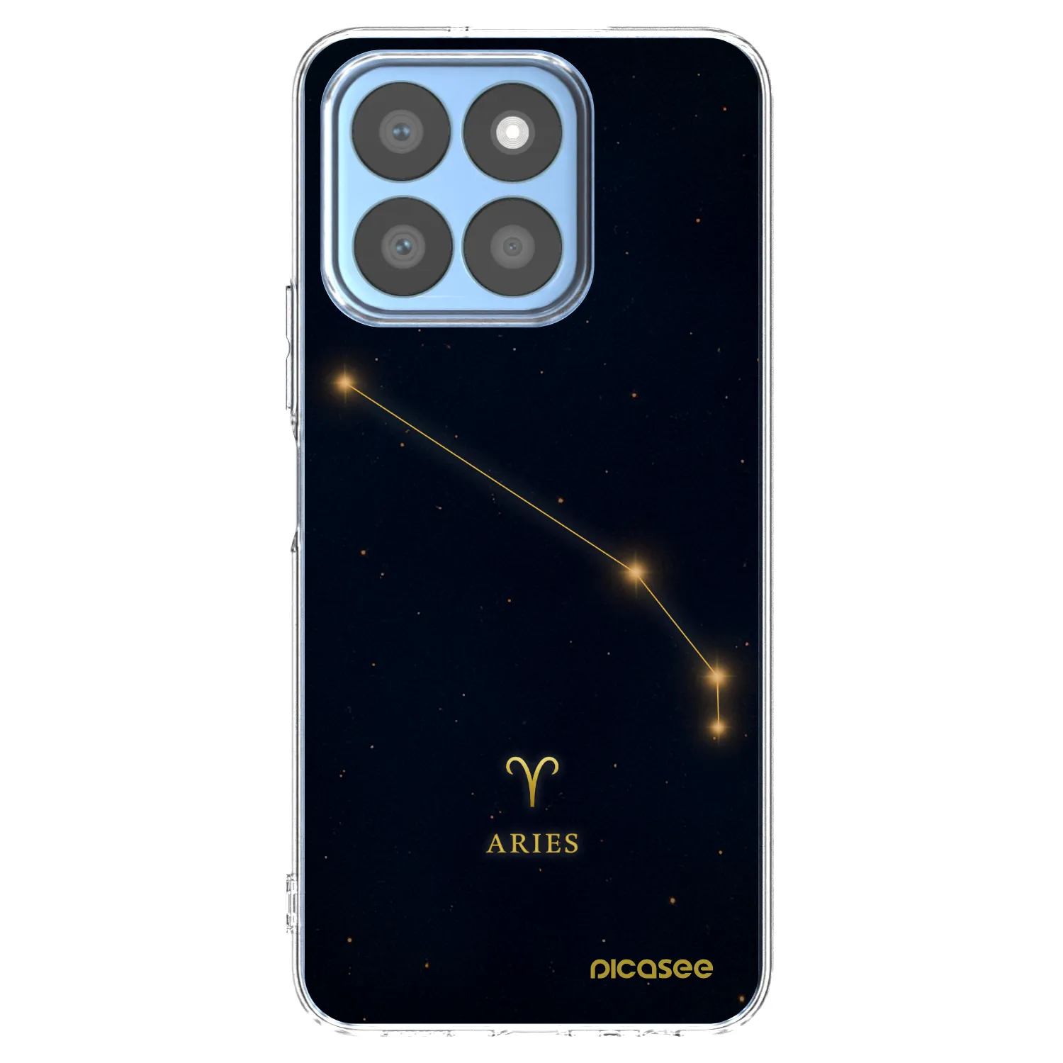 Picasee silikonowe przeźroczyste etui na Honor X8b - ARIES