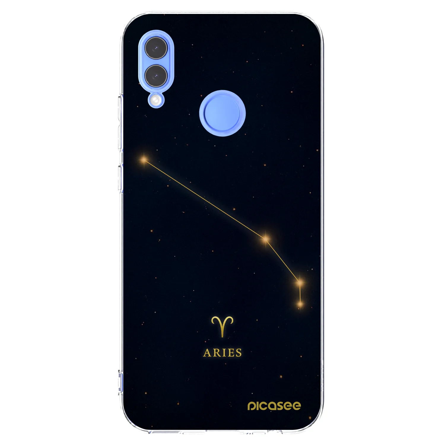 Picasee silikonowe przeźroczyste etui na Huawei P Smart 2019 - ARIES