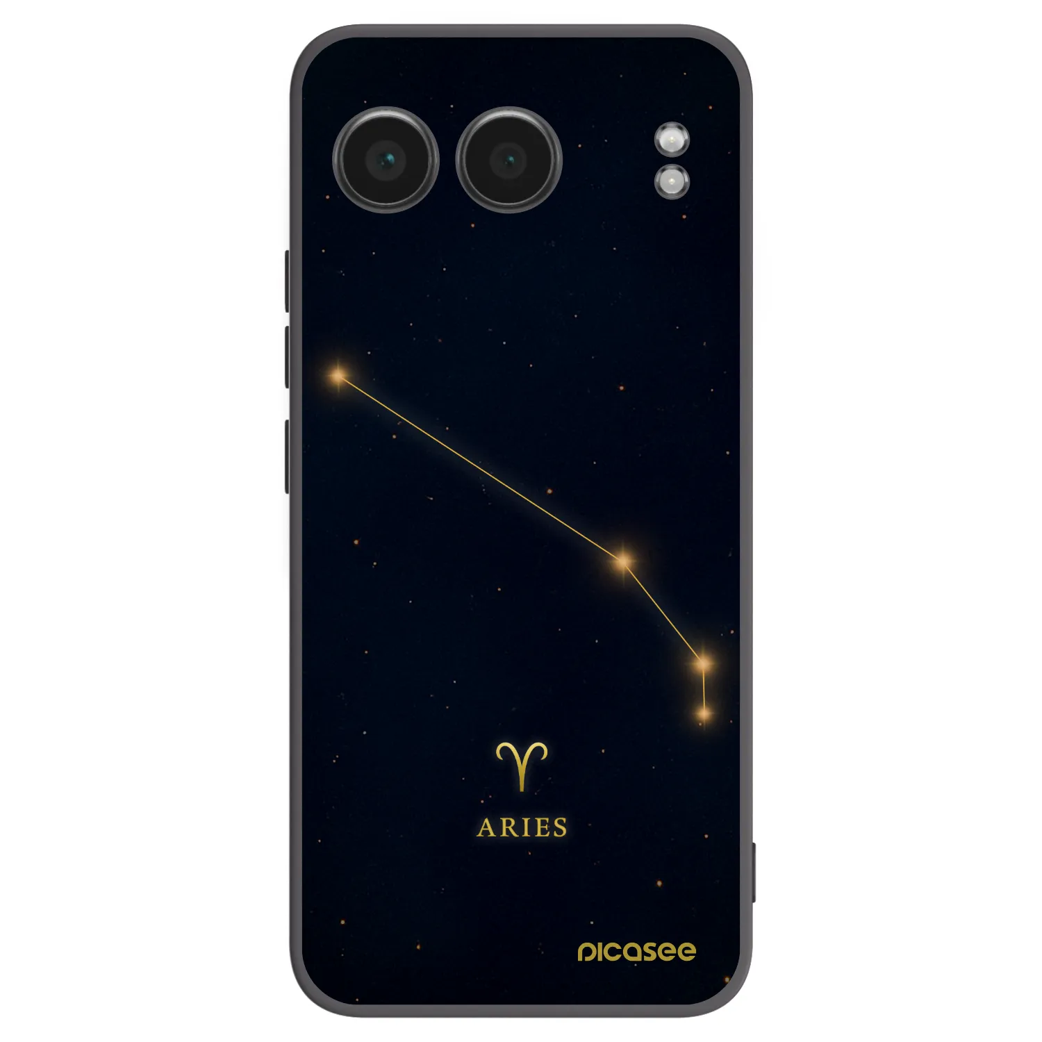 Picasee silikonowe czarne etui na OnePlus Nord 4 - ARIES
