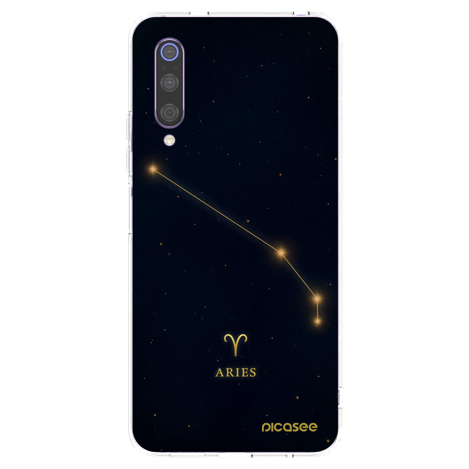 Picasee silikonowe przeźroczyste etui na Xiaomi Mi 9 - ARIES