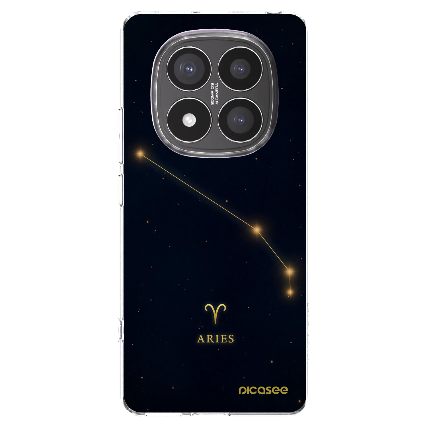 Picasee silikonowe przeźroczyste etui na Xiaomi Redmi Note 14 Pro+ 5G - ARIES