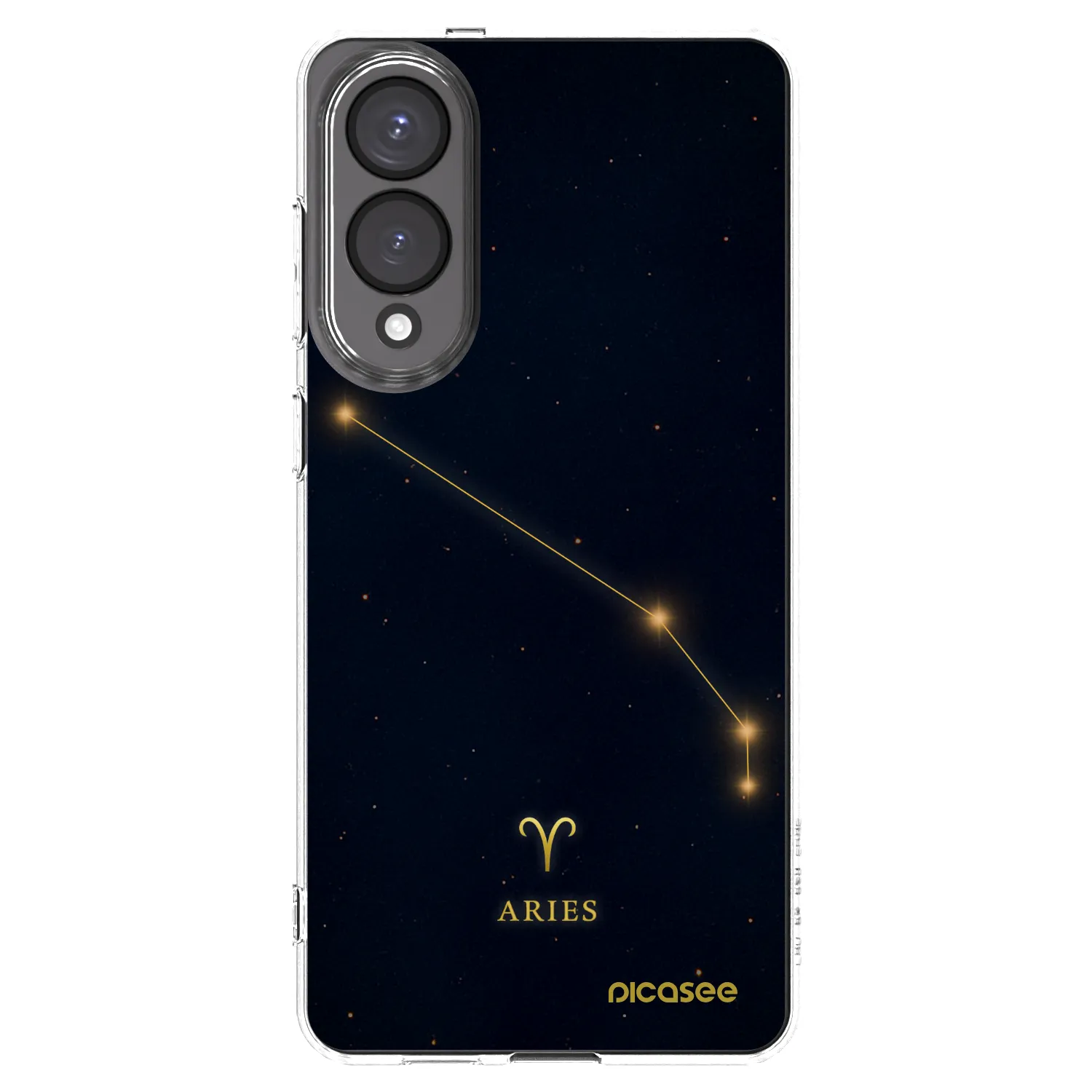 Picasee silikonowe przeźroczyste etui na Samsung Galaxy S25 Edge 5G - ARIES