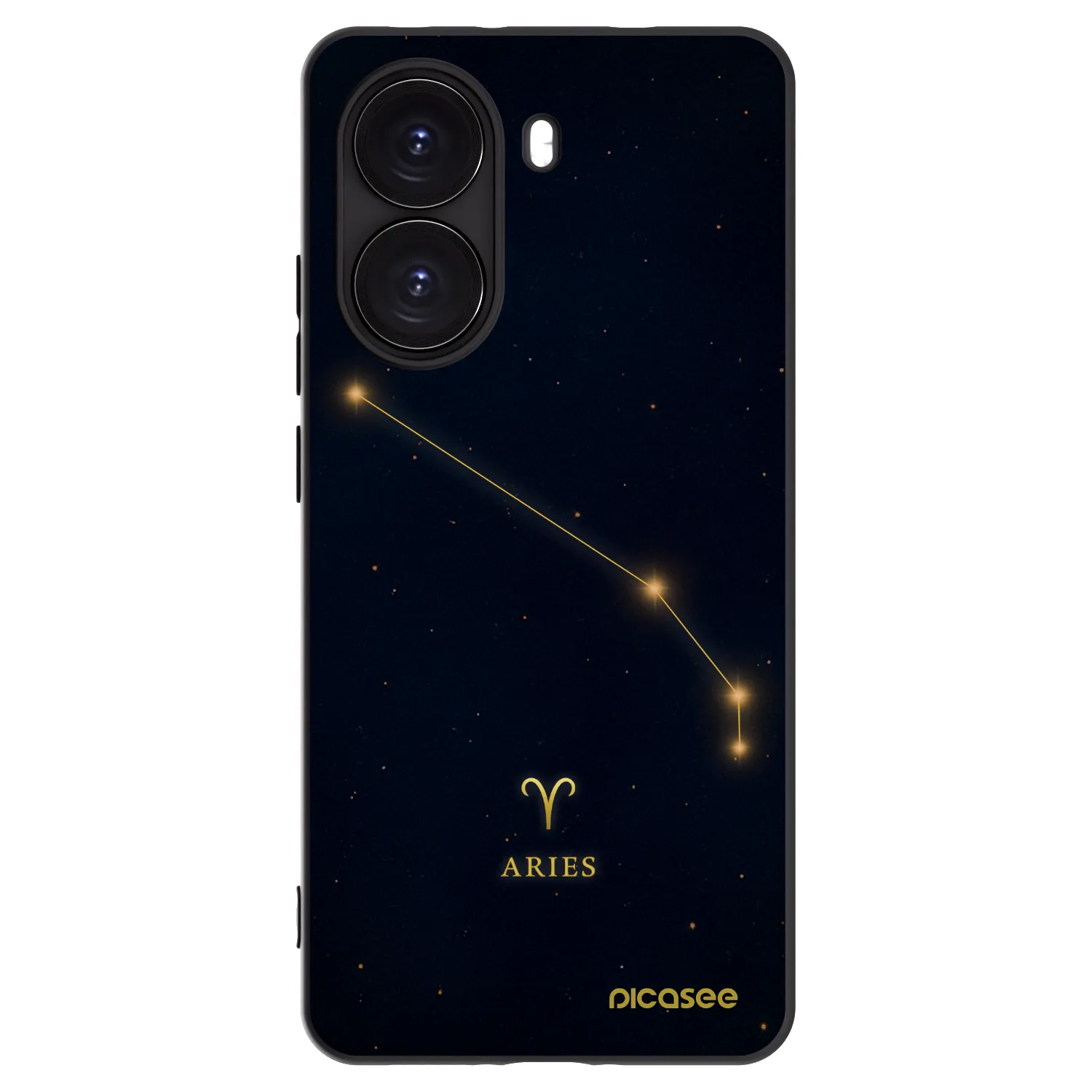 Picasee silikonowe czarne etui na Xiaomi Poco X7 Pro 5G - ARIES