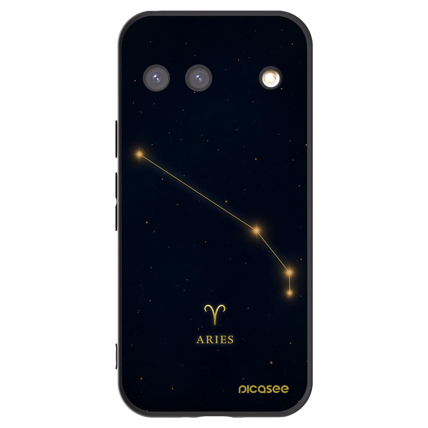 Picasee silikonowe czarne etui na Google Pixel 9 - ARIES