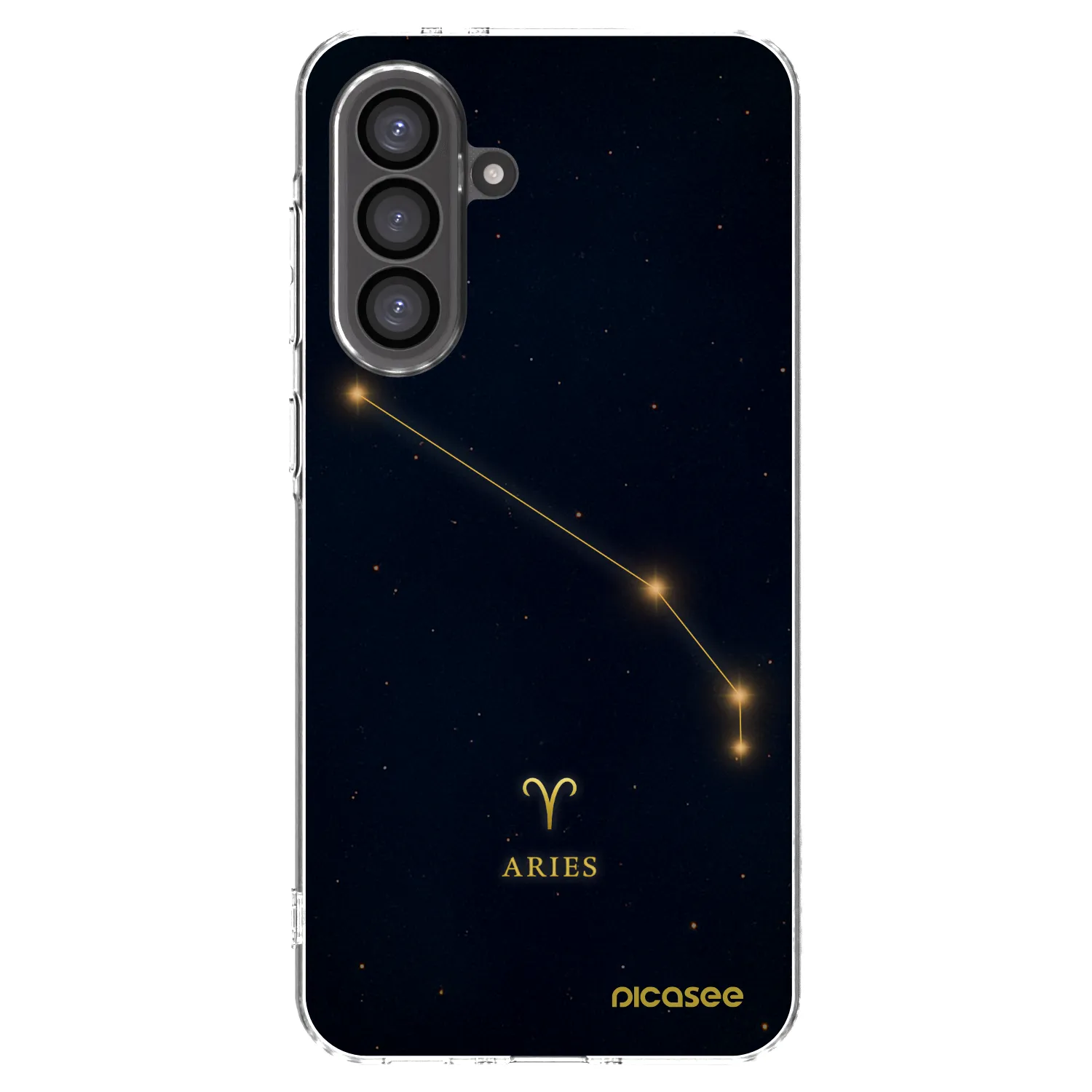 Picasee silikonowe przeźroczyste etui na Samsung Galaxy A36 5G - ARIES