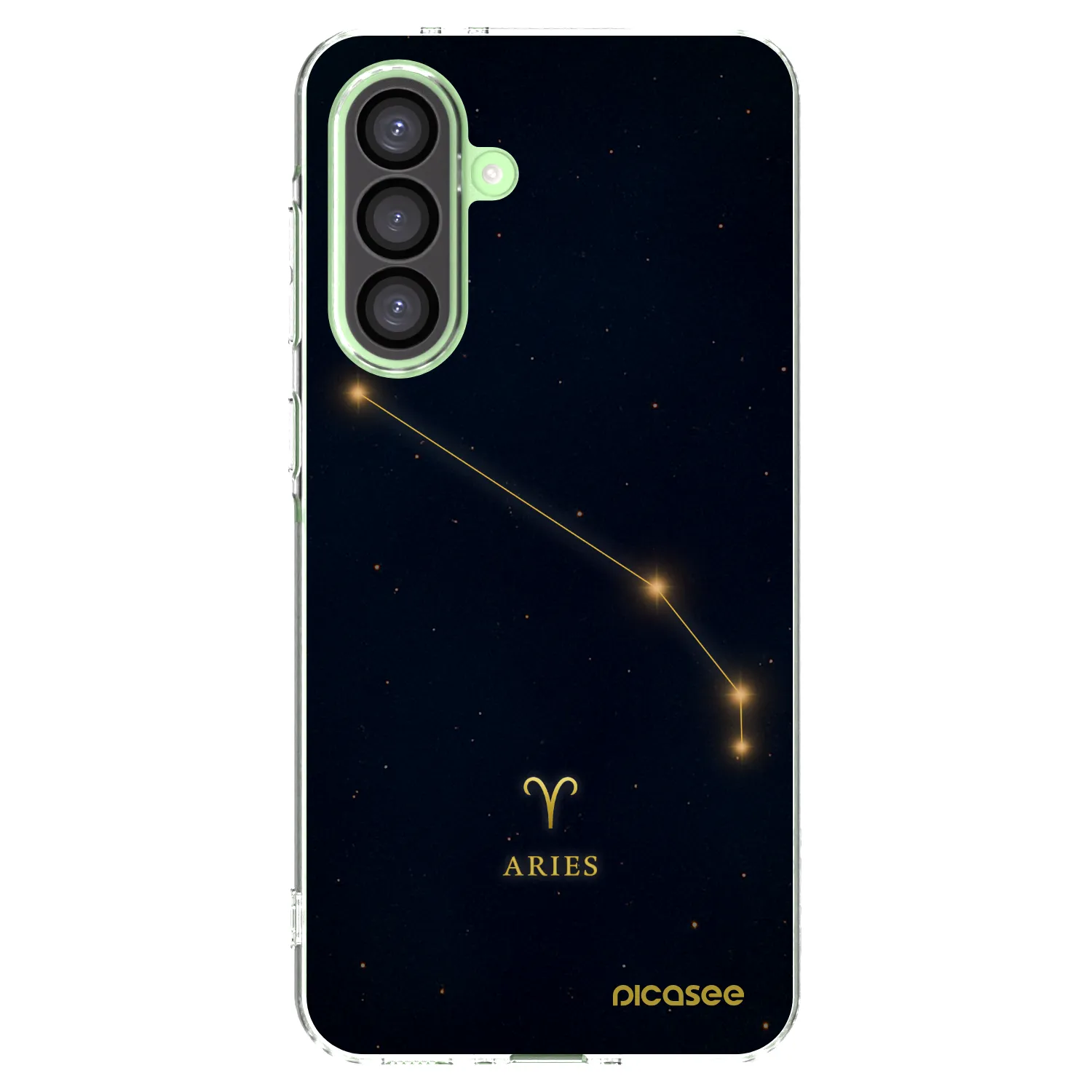 Picasee silikonowe przeźroczyste etui na Samsung Galaxy A26 5G A266B - ARIES