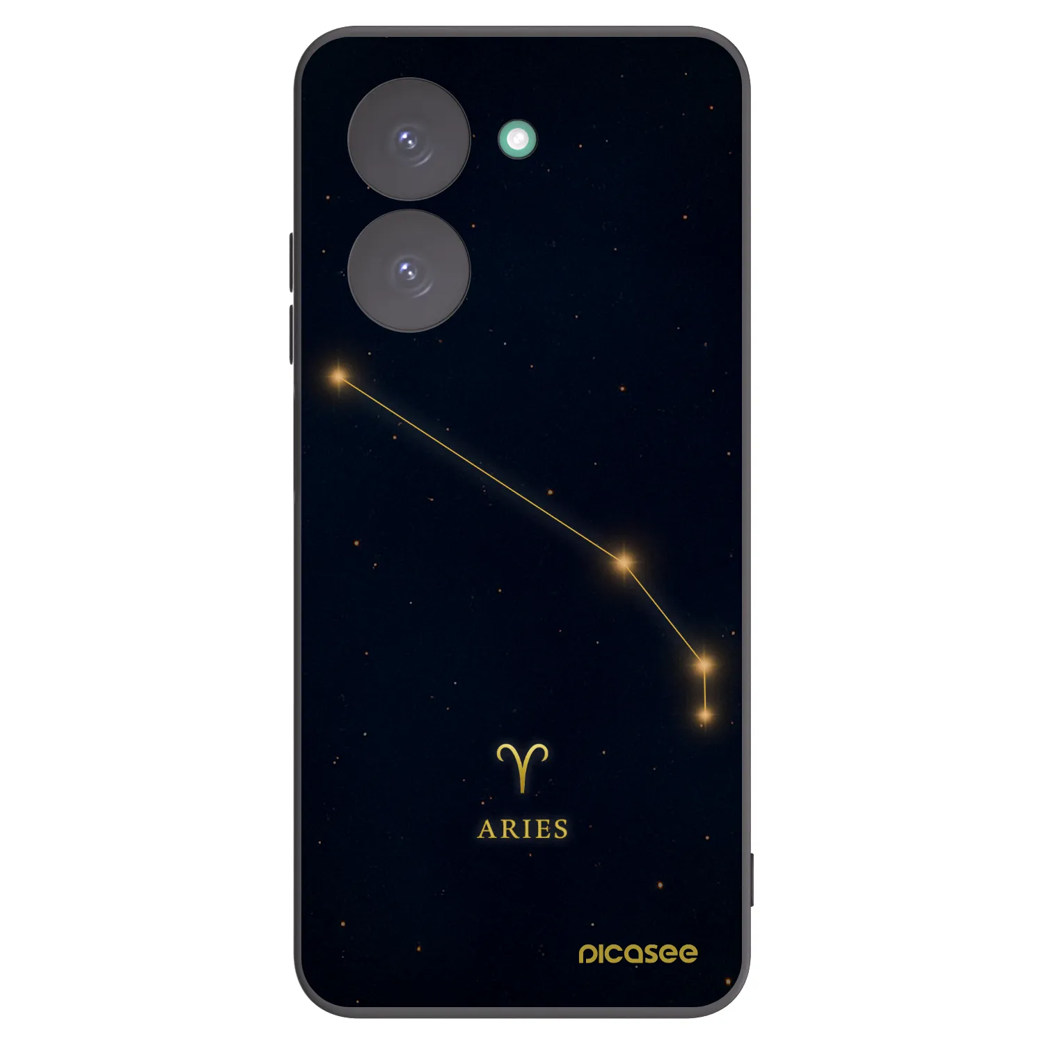 Picasee silikonowe czarne etui na Xiaomi Redmi A5 - ARIES