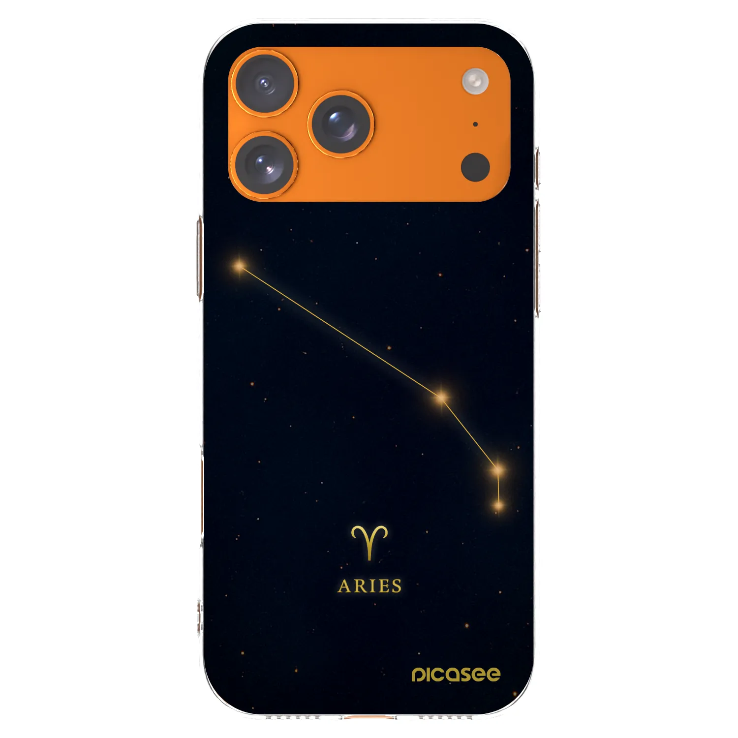 Picasee silikonowe przeźroczyste etui na Apple iPhone 17 Pro Max - ARIES