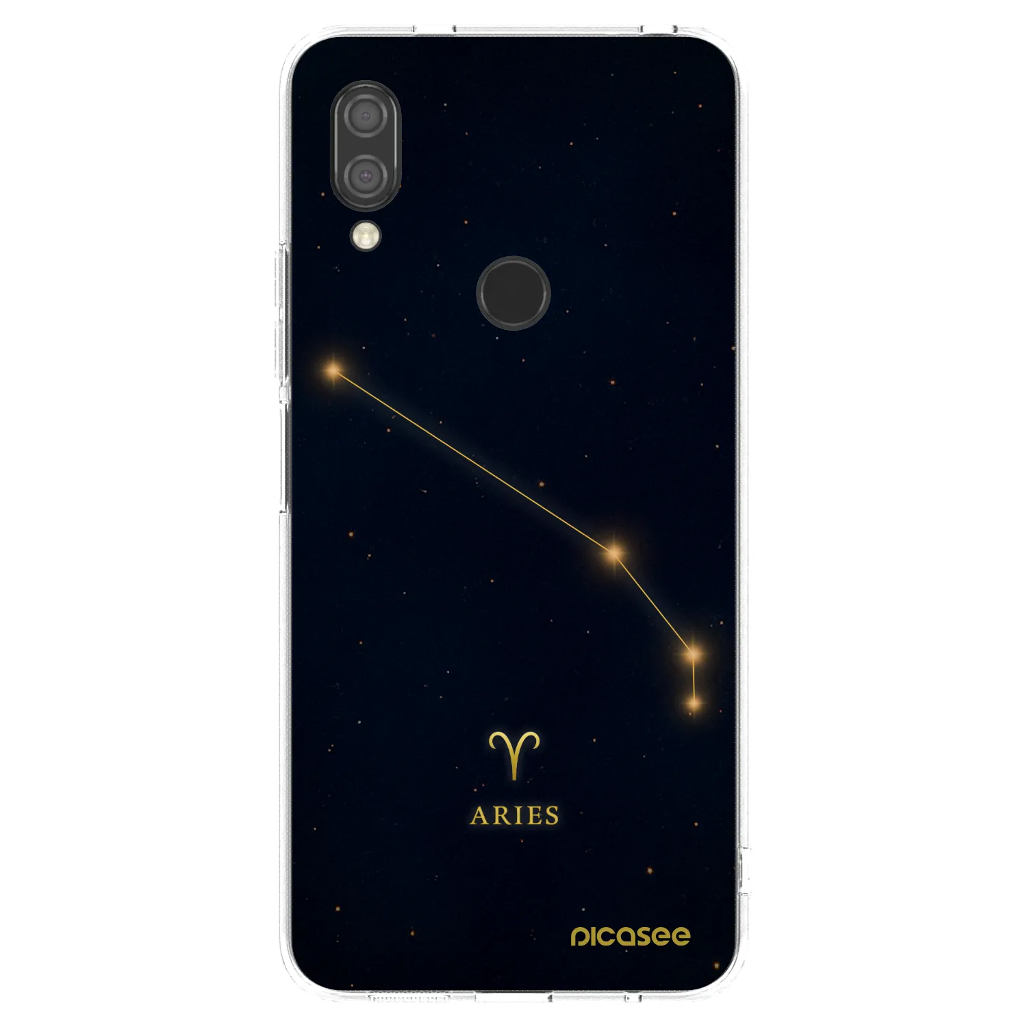 Picasee silikonowe przeźroczyste etui na Xiaomi Redmi 7 - ARIES