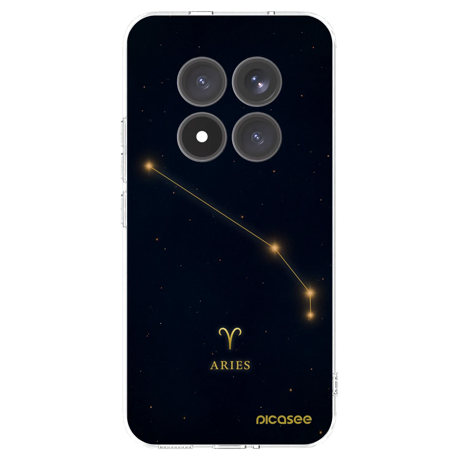 Picasee silikonowe przeźroczyste etui na Xiaomi Redmi Note 15 Pro+ - ARIES