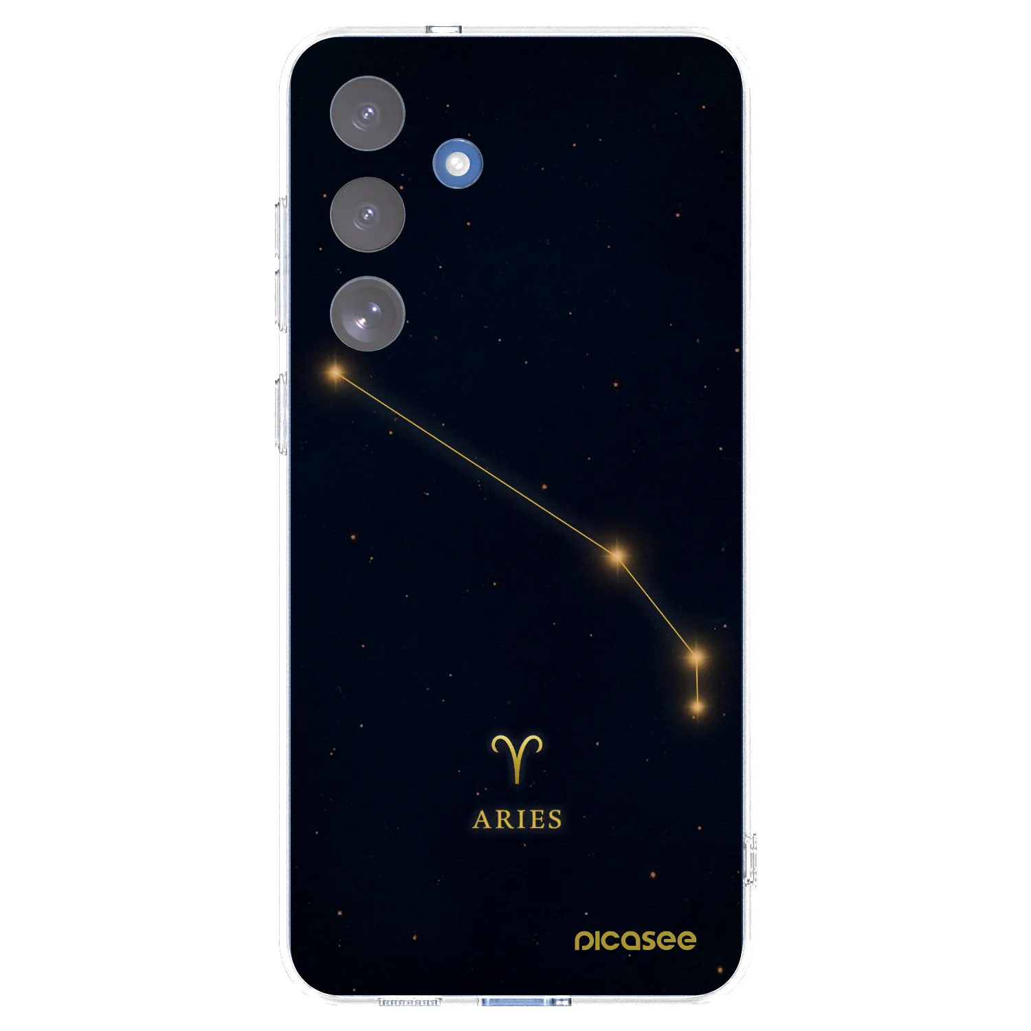 Picasee silikonowe przeźroczyste etui na Samsung Galaxy S25 FE 5G - ARIES