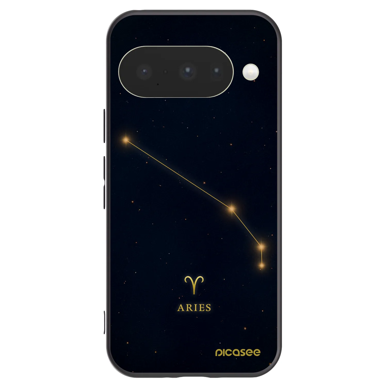 Picasee silikonowe czarne etui na Google Pixel 10 - ARIES