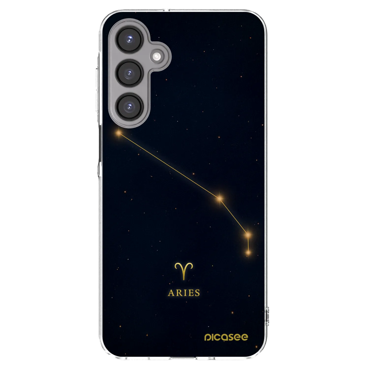 Picasee silikonowe przeźroczyste etui na Samsung Galaxy A16 4G - ARIES