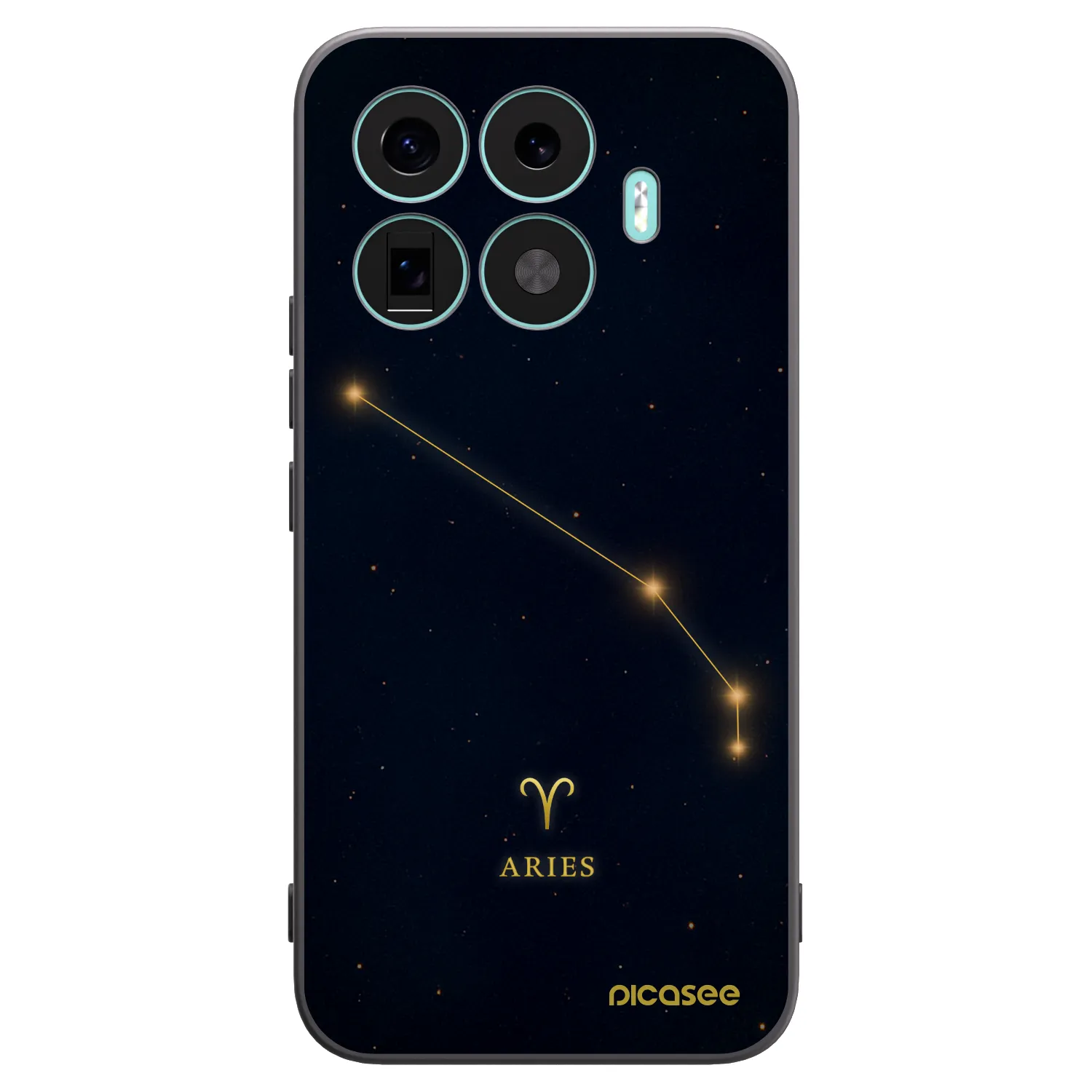 Picasee silikonowe czarne etui na Xiaomi 17T Pro - ARIES