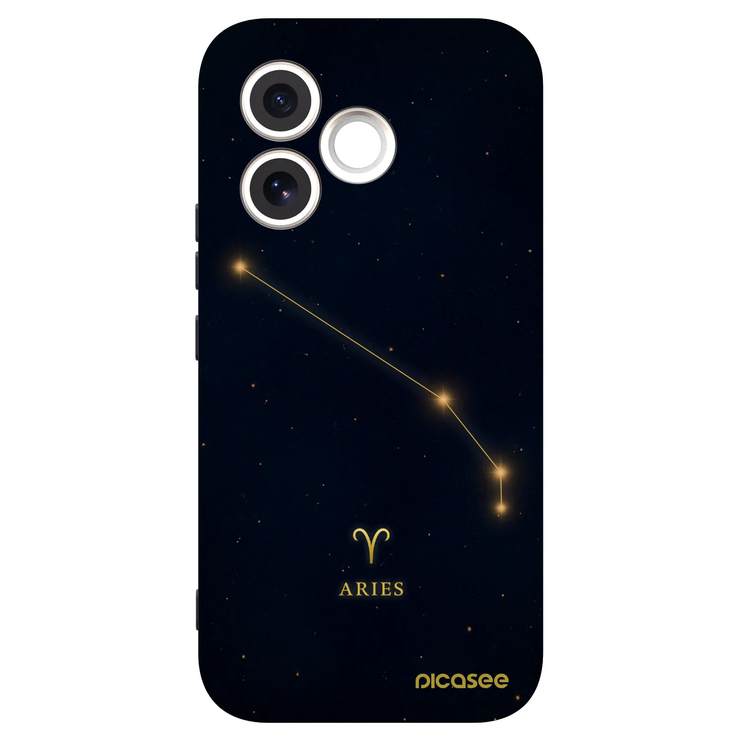 Picasee silikonowe czarne etui na Honor 600 Lite - ARIES