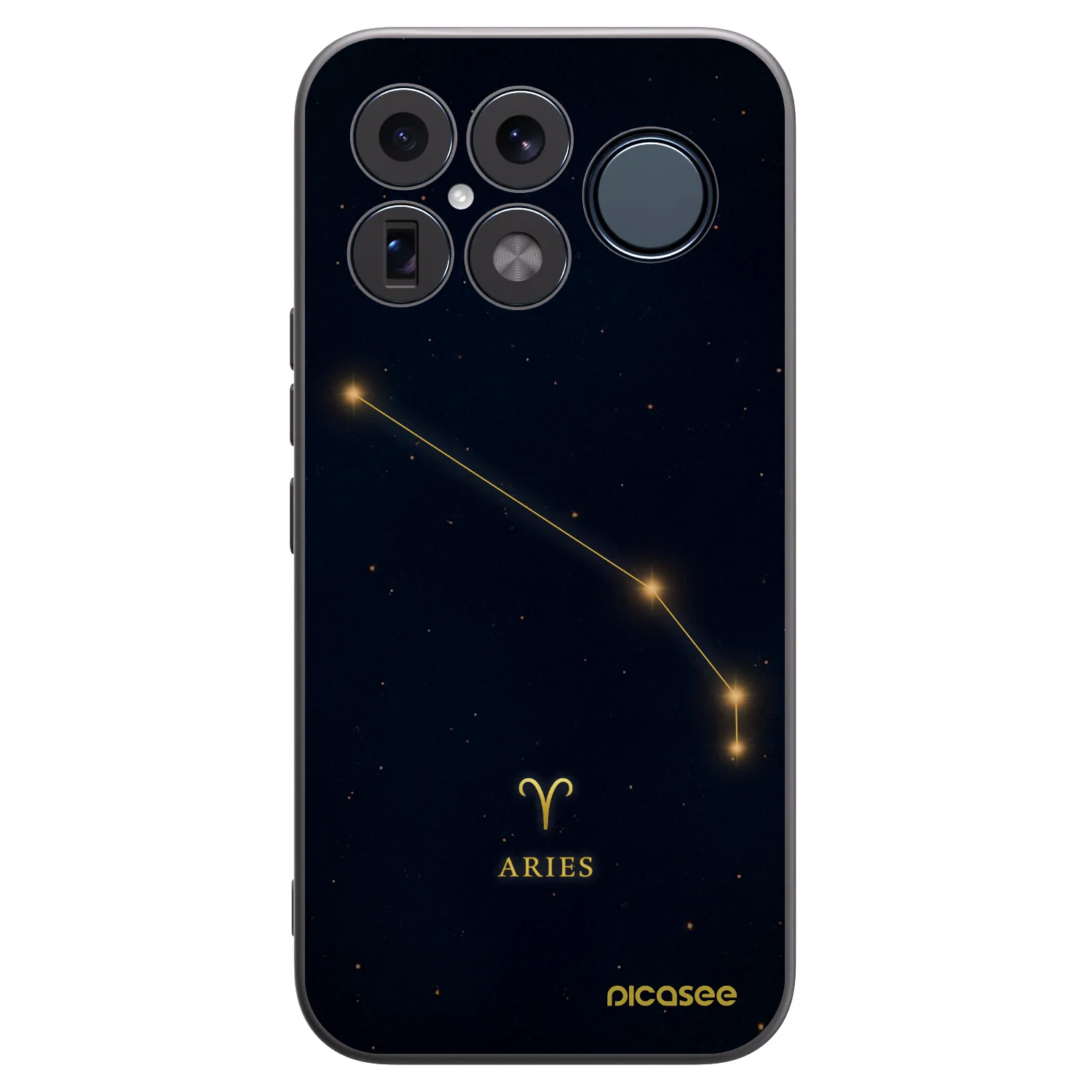 Picasee silikonowe czarne etui na Xiaomi Poco F8 Ultra - ARIES