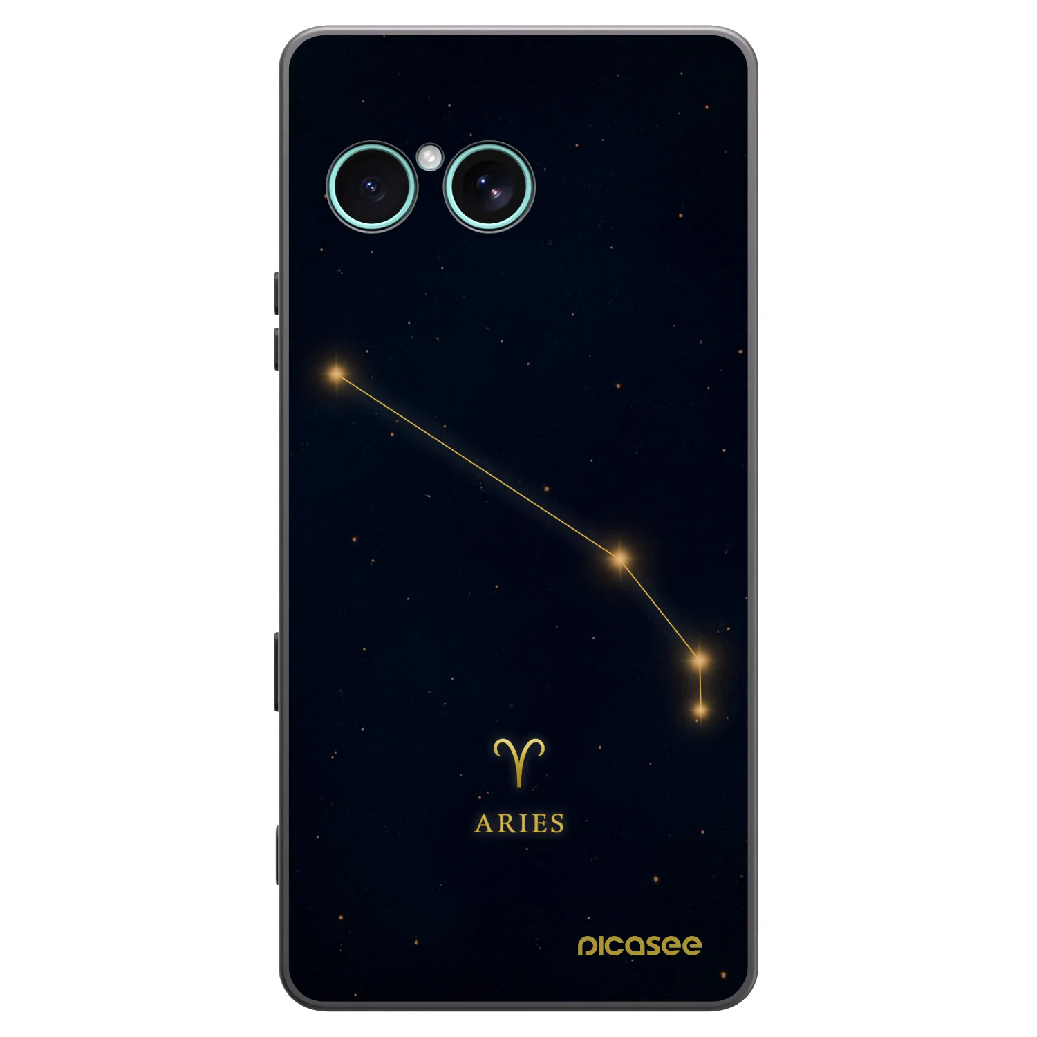 Picasee silikonowe czarne etui na Sony Xperia 10 VII - ARIES