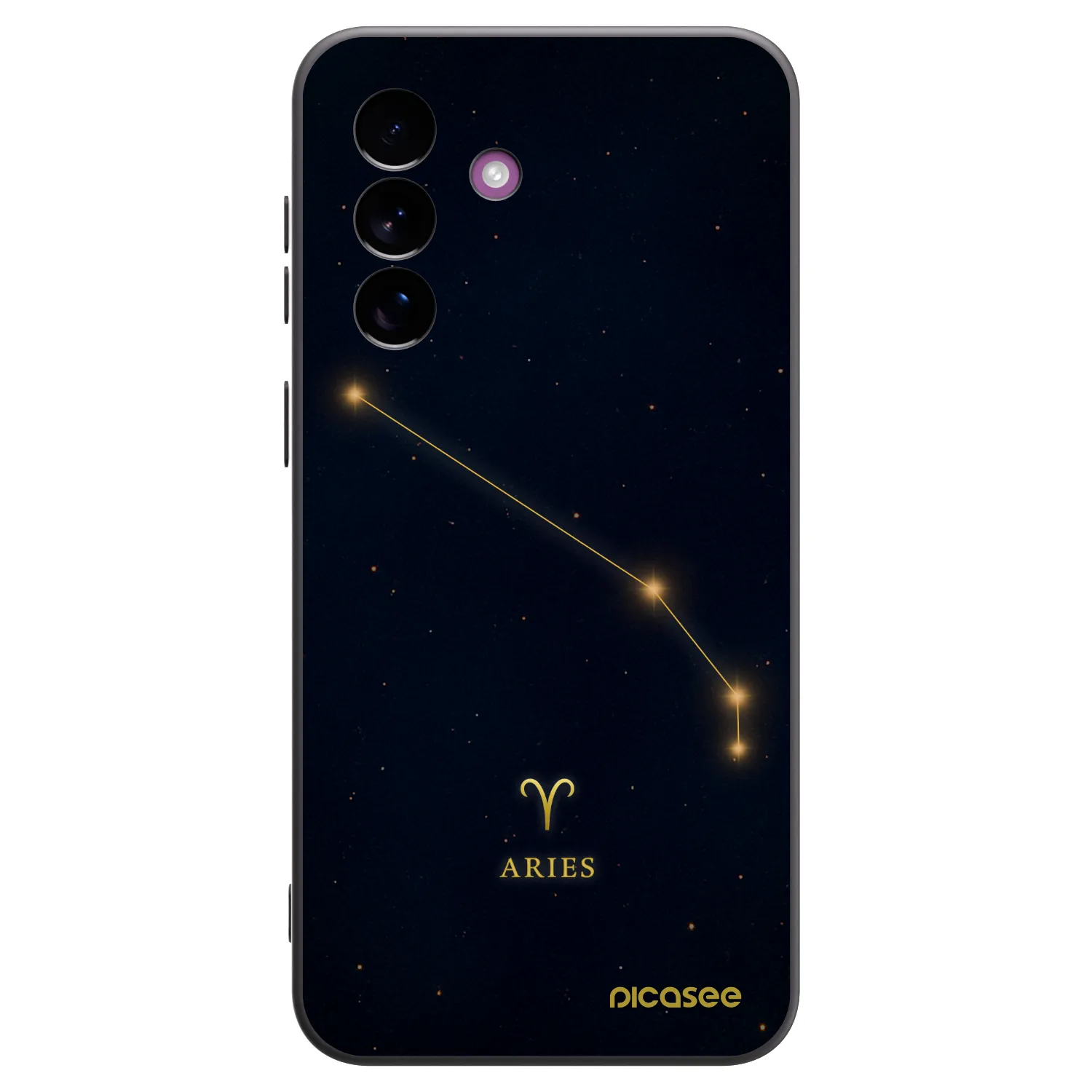 Picasee silikonowe czarne etui na Samsung Galaxy A37 - ARIES