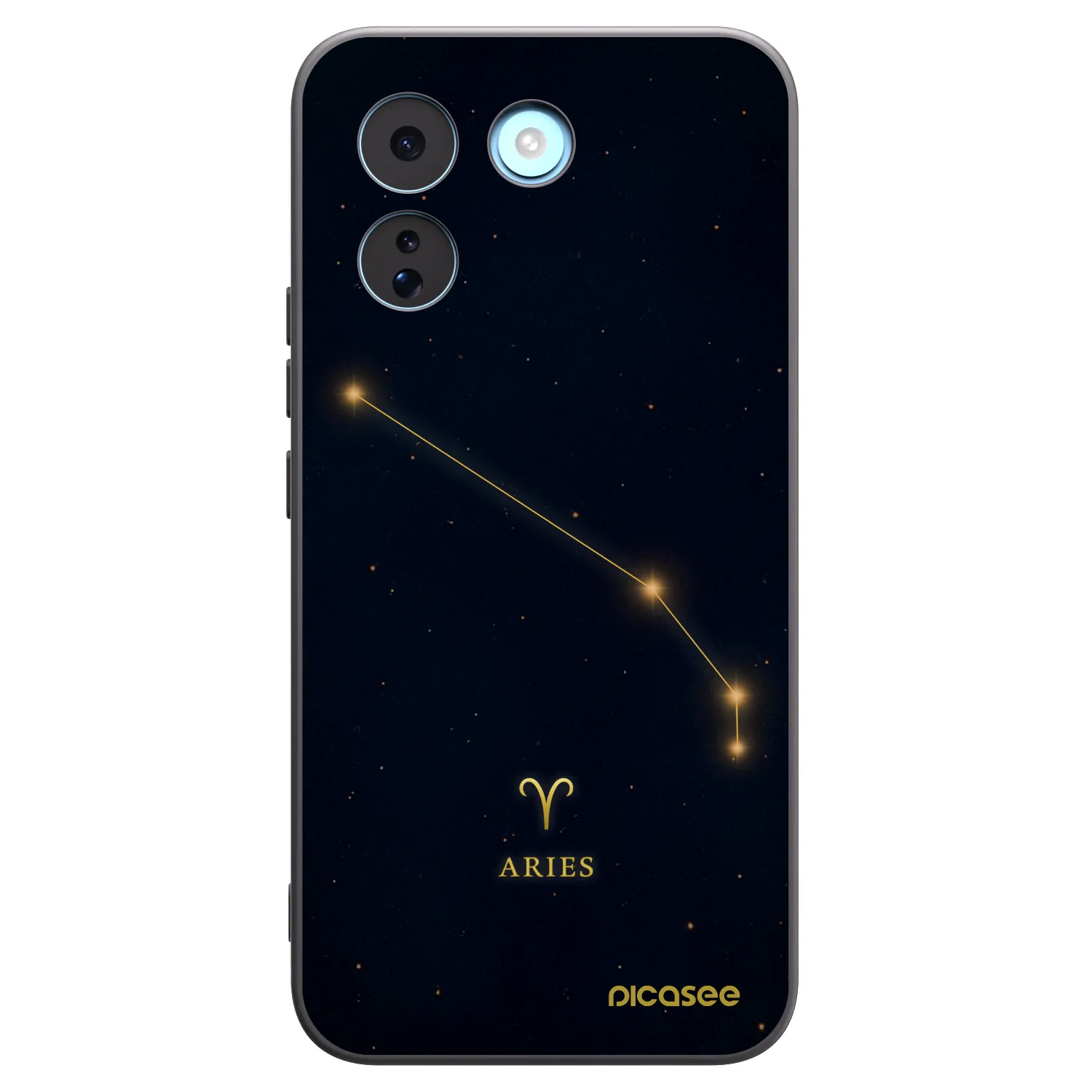 Picasee silikonowe czarne etui na Xiaomi Redmi Note 17 Pro MAX 5G - ARIES