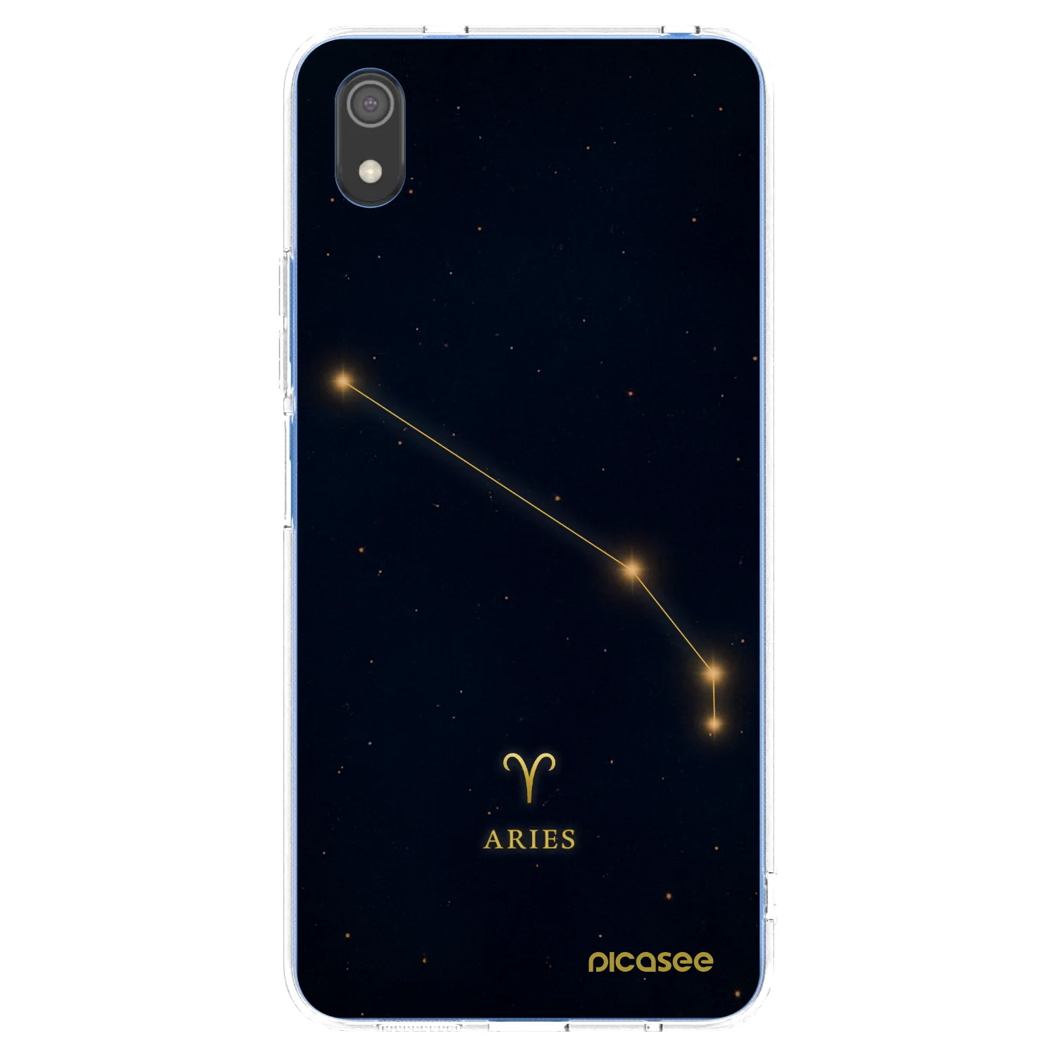Picasee silikonowe przeźroczyste etui na Xiaomi Redmi 7A - ARIES