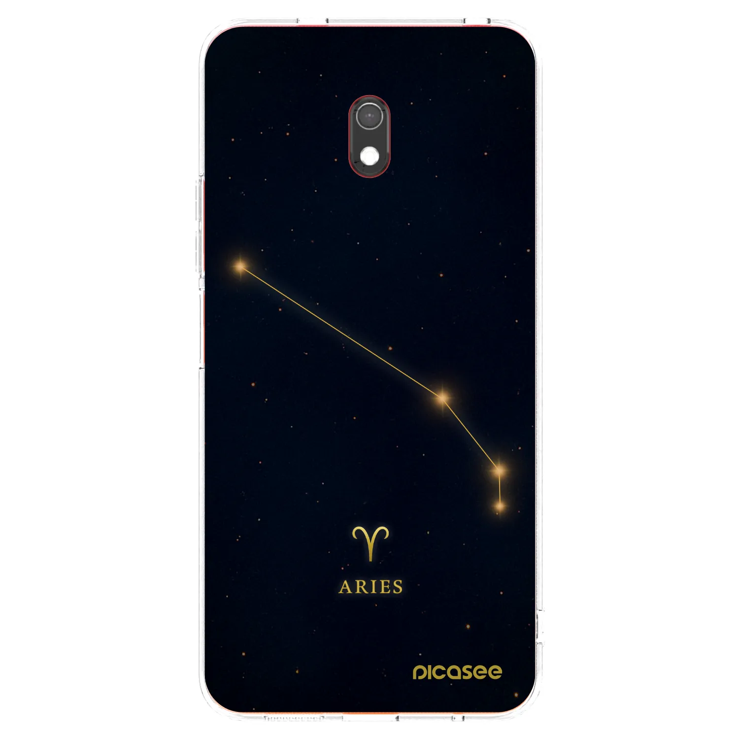 Picasee silikonowe przeźroczyste etui na Xiaomi Redmi 8A - ARIES