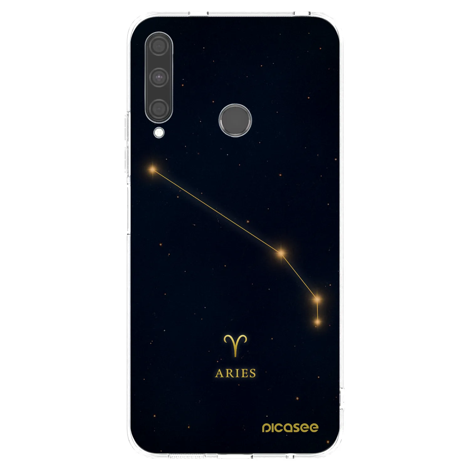 Picasee silikonowe przeźroczyste etui na Huawei P40 Lite E - ARIES