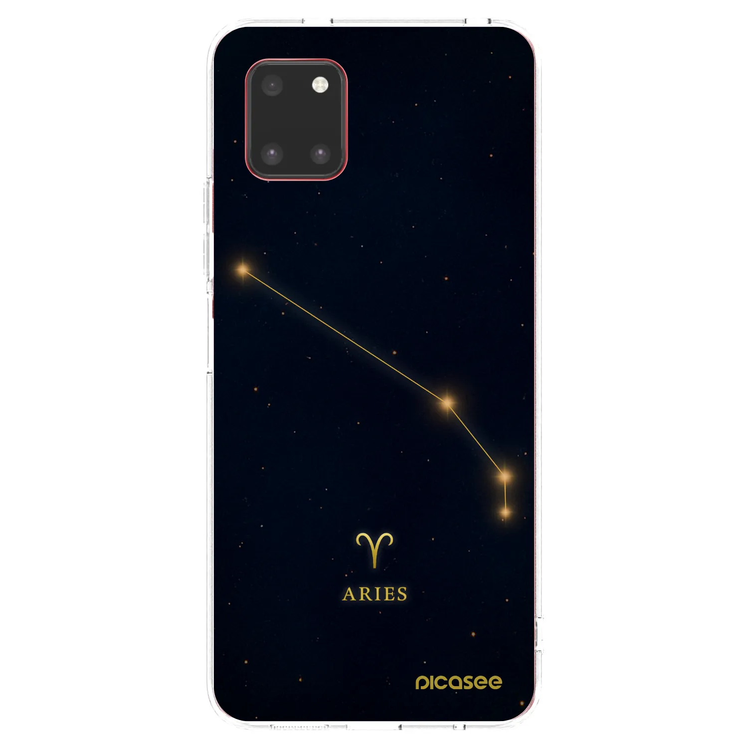 Picasee silikonowe przeźroczyste etui na Samsung Galaxy Note 10 Lite N770F - ARIES