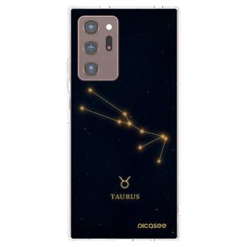 Picasee silikonowe przeźroczyste etui na Samsung Galaxy Note 20 Ultra - TAURUS