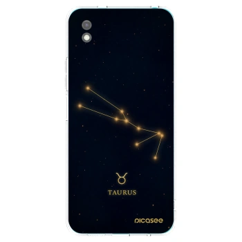 Picasee silikonowe czarne etui na Xiaomi Redmi 9A - TAURUS