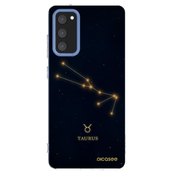 Picasee silikonowe przeźroczyste etui na Samsung Galaxy S20 FE - TAURUS