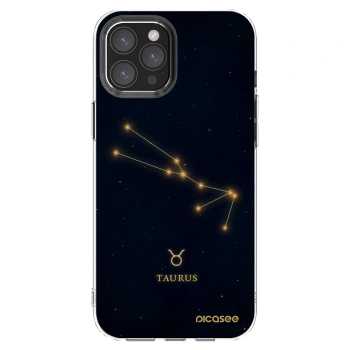 Picasee silikonowe przeźroczyste etui na Apple iPhone 12 Pro Max - TAURUS