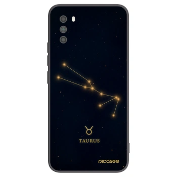Picasee silikonowe czarne etui na Xiaomi Poco M3 - TAURUS
