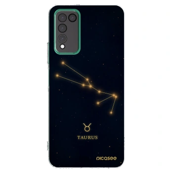 Picasee silikonowe przeźroczyste etui na Honor 10X Lite - TAURUS