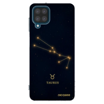 Picasee silikonowe przeźroczyste etui na Samsung Galaxy A12 A125F - TAURUS