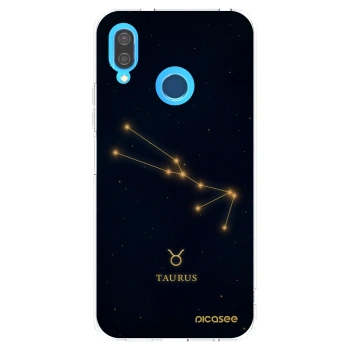 Picasee silikonowe przeźroczyste etui na Huawei P20 Lite - TAURUS