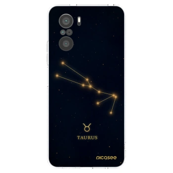 Picasee silikonowe przeźroczyste etui na Xiaomi Poco F3 - TAURUS